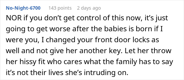 Man Stuck Between Wife And Mom After Wife Locks Her Bedroom Door To Keep Nosy MIL Away
