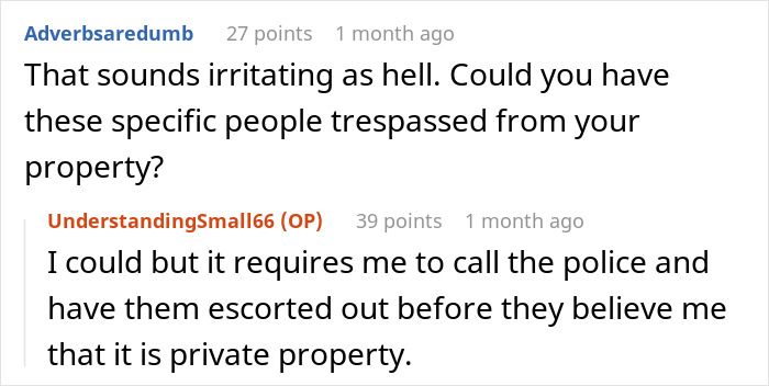 Dog Walkers Try To Force Guy To Keep Dog Leashed On His Own Land, He Considers Restricting Access