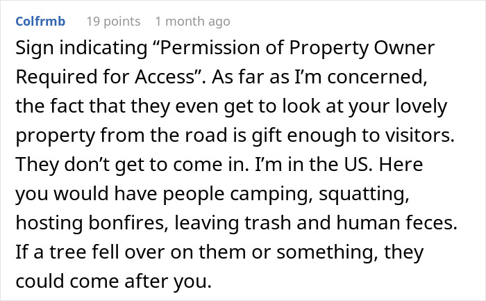 Dog Walkers Try To Force Guy To Keep Dog Leashed On His Own Land, He Considers Restricting Access