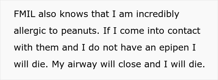 Woman Nearly Dies At The Dinner Table After Future MIL Ignores Her Allergy, Ends Up In The Hospital