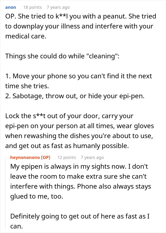Woman Nearly Dies At The Dinner Table After Future MIL Ignores Her Allergy, Ends Up In The Hospital