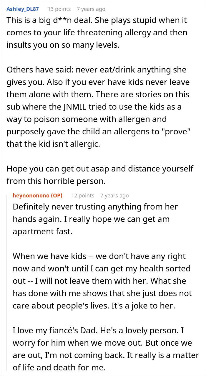 Woman Nearly Dies At The Dinner Table After Future MIL Ignores Her Allergy, Ends Up In The Hospital