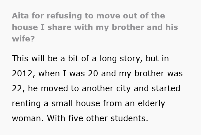 Couple Tries To Kick Out Sis Who Owns Half The House And Almost 70% Of The Things, She&#8217;s Aghast