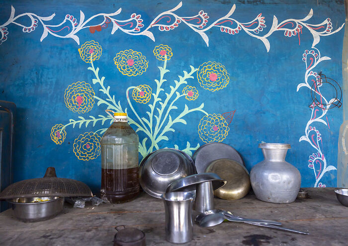 I Visited A Village Where Every Season Brings New Murals On The Mud Walls