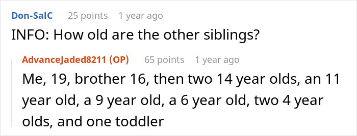 Parents Leave 19YO And 16YO Responsible For 8 Siblings While They Are Abroad, 19YO Says No Way
