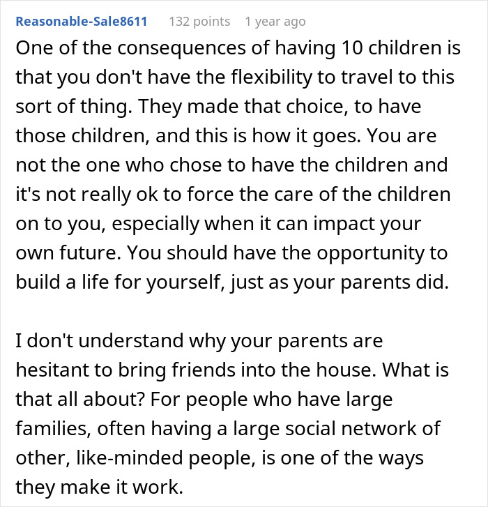 Parents Leave 19YO And 16YO Responsible For 8 Siblings While They Are Abroad, 19YO Says No Way