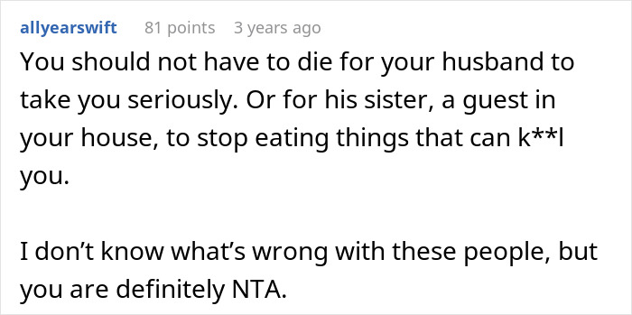 Woman Risks Anaphylaxis As SIL Ignores No-Peanut Rule, Husband Betrays Her By Siding With His Sister