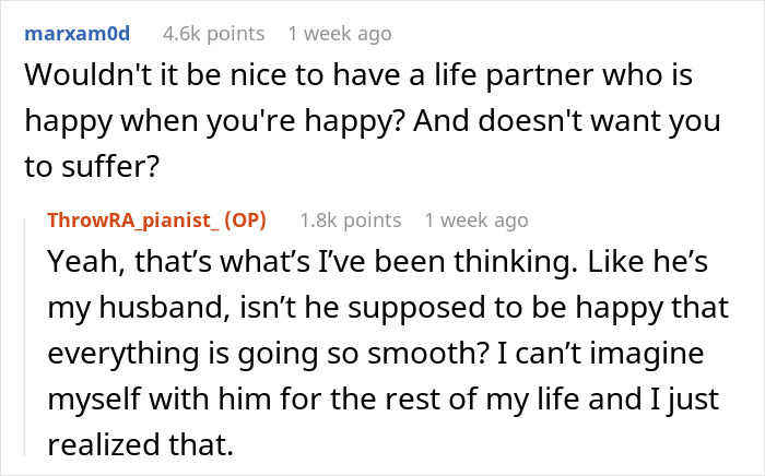 Man Hates How Easy Everything Comes To Wife, Wants Her To Suffer: “He Blatantly Hates Her”