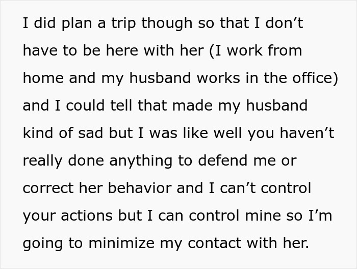 “I’m Not Responsible For Your Emotions”: Woman’s MIL Makes Years Of Rude Comments, Husband Finally Breaks Down