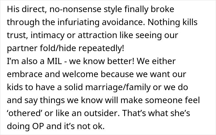 “I’m Not Responsible For Your Emotions”: Woman’s MIL Makes Years Of Rude Comments, Husband Finally Breaks Down