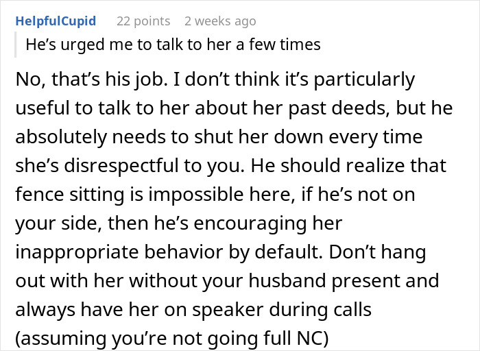 “I’m Not Responsible For Your Emotions”: Woman’s MIL Makes Years Of Rude Comments, Husband Finally Breaks Down