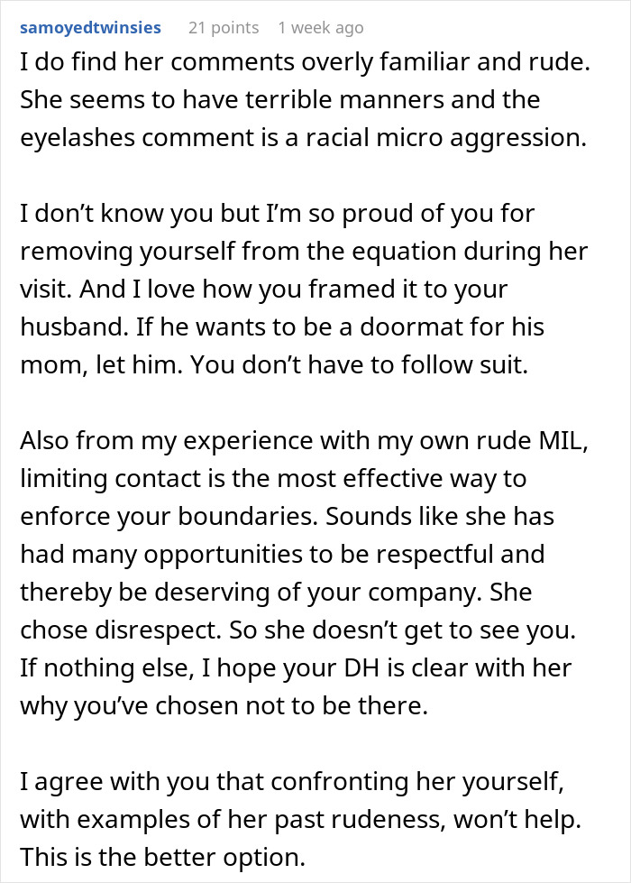 “I’m Not Responsible For Your Emotions”: Woman’s MIL Makes Years Of Rude Comments, Husband Finally Breaks Down