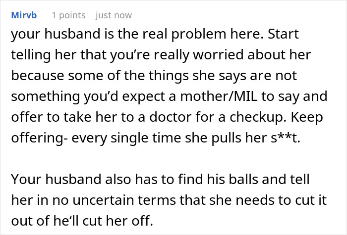 “I’m Not Responsible For Your Emotions”: Woman’s MIL Makes Years Of Rude Comments, Husband Finally Breaks Down