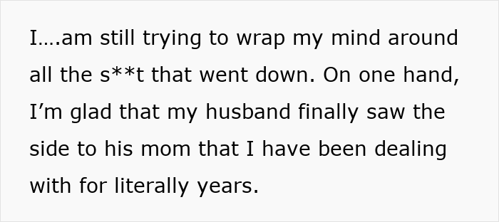 “I’m Not Responsible For Your Emotions”: Woman’s MIL Makes Years Of Rude Comments, Husband Finally Breaks Down