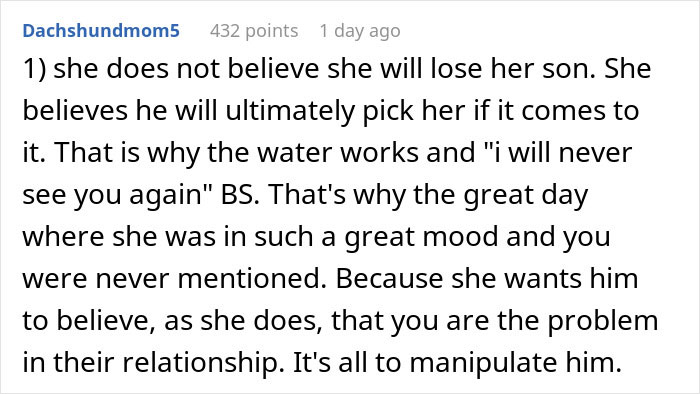 “I’m Not Responsible For Your Emotions”: Woman’s MIL Makes Years Of Rude Comments, Husband Finally Breaks Down