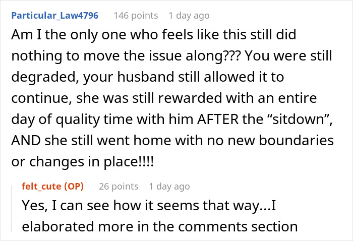 “I’m Not Responsible For Your Emotions”: Woman’s MIL Makes Years Of Rude Comments, Husband Finally Breaks Down