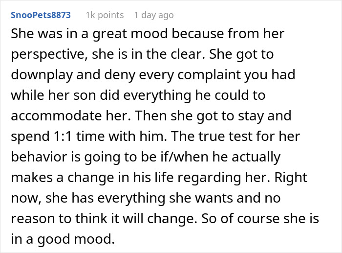 “I’m Not Responsible For Your Emotions”: Woman’s MIL Makes Years Of Rude Comments, Husband Finally Breaks Down