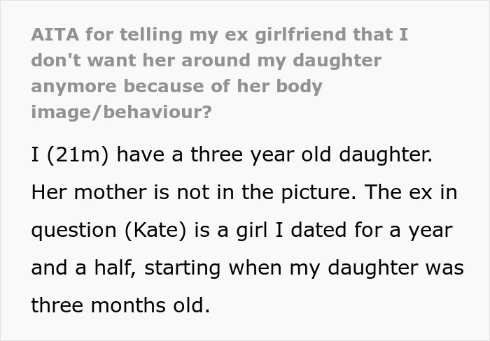Young Girl Rejects Pizza After Ex’s Comment On Food, Dad Can’t Forgive Her Slipups Anymore