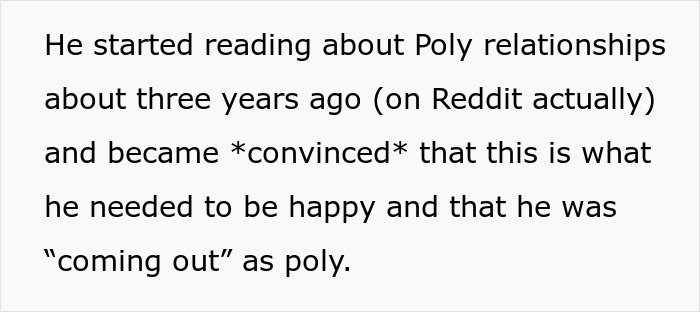 Guy &#8220;Comes Out&#8221; As Poly, Begs Wife For An Open Marriage, Regrets It When She Likes Her New Man More