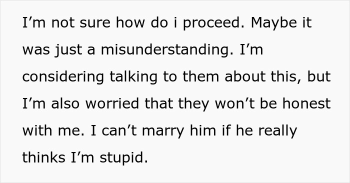 Woman Overhears Future MIL Calling Her Stupid And Fiancé Laughing Along, Runs Away Horrified