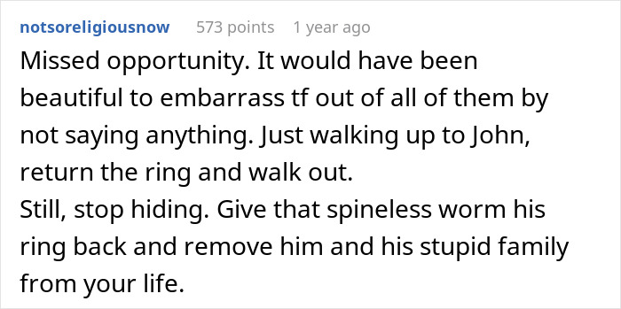 Woman Overhears Future MIL Calling Her Stupid And Fiancé Laughing Along, Runs Away Horrified