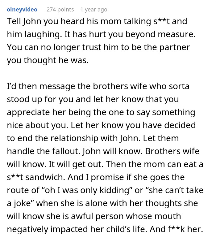 Woman Overhears Future MIL Calling Her Stupid And Fiancé Laughing Along, Runs Away Horrified