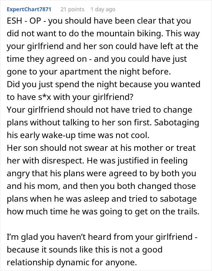 Man Can’t Take GF’s Son Anymore, Leaves Before They Get Ready To Go On A Trip