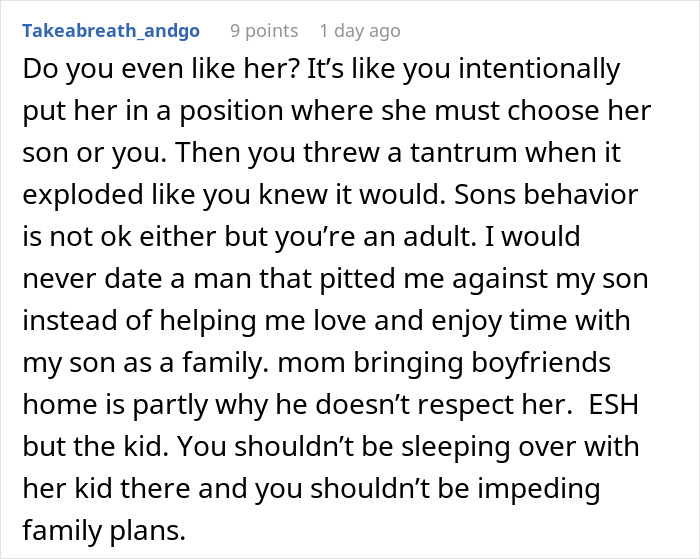 Man Can’t Take GF’s Son Anymore, Leaves Before They Get Ready To Go On A Trip