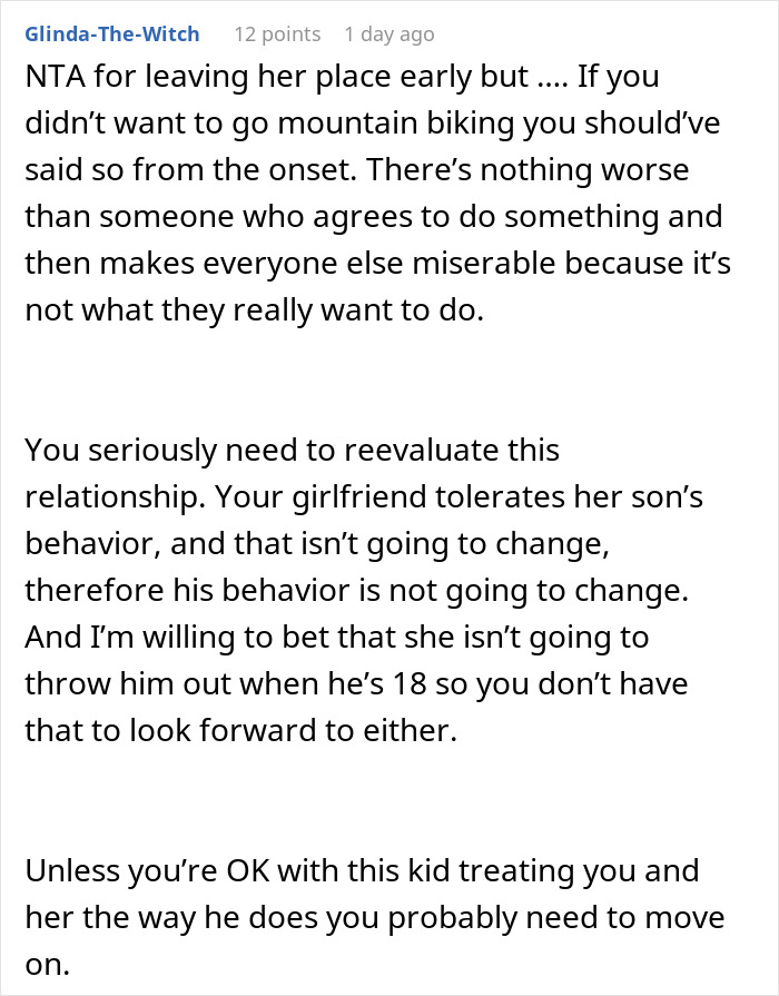 Man Can’t Take GF’s Son Anymore, Leaves Before They Get Ready To Go On A Trip