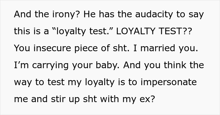 Man Decides To Test Pregnant Wife’s Loyalty In The Most Bizarre Way, Reveals His True Colors
