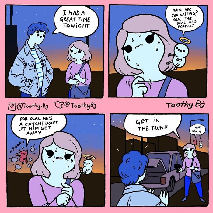 If You Enjoy Dark Humor, You Will Probably Enjoy These 50 Best Comics By ToothyBj