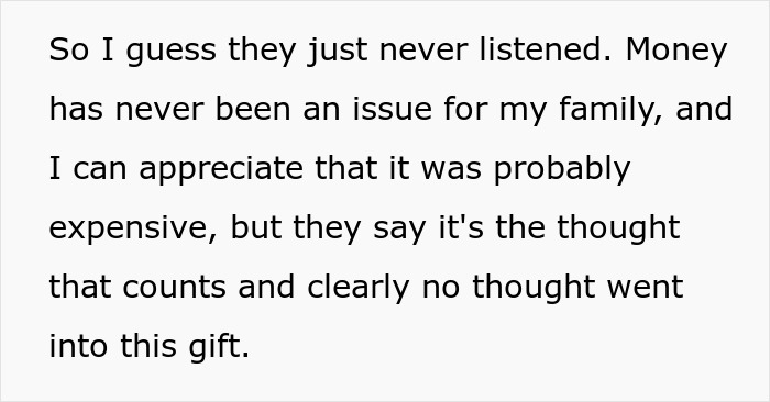 Teen Feels Crushed After Parents Gift Her The Same 18th Birthday Present As Brother
