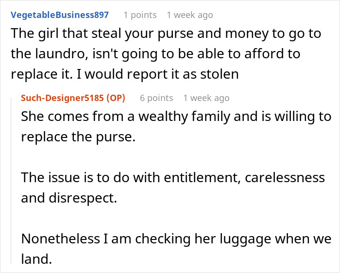 Woman Demands To Search Friend’s Suitcase And Finds Her Missing Purse Inside