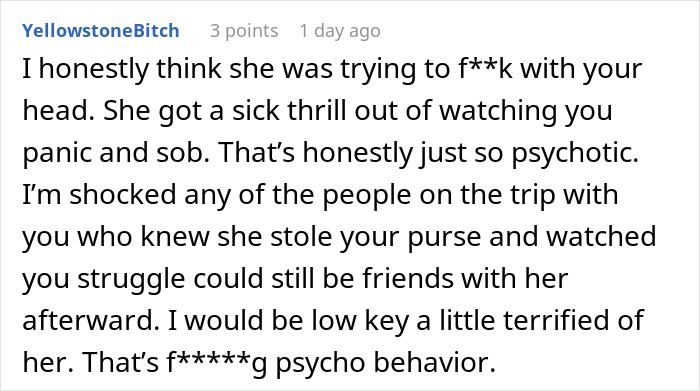 Woman Demands To Search Friend’s Suitcase And Finds Her Missing Purse Inside