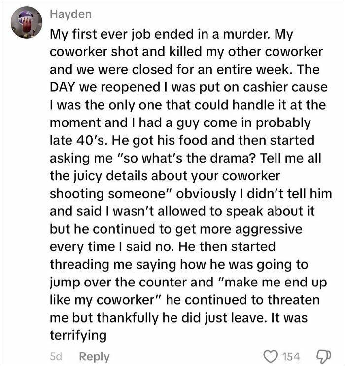 72 Creepiest Customer Encounters That Sent Chills Down Employees’ Spines