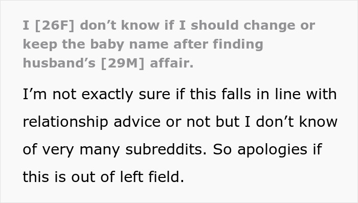 Guy Cheats On Pregnant Wife With Coworker, She’s Crushed As His Lover Has The Same Name As Her Baby