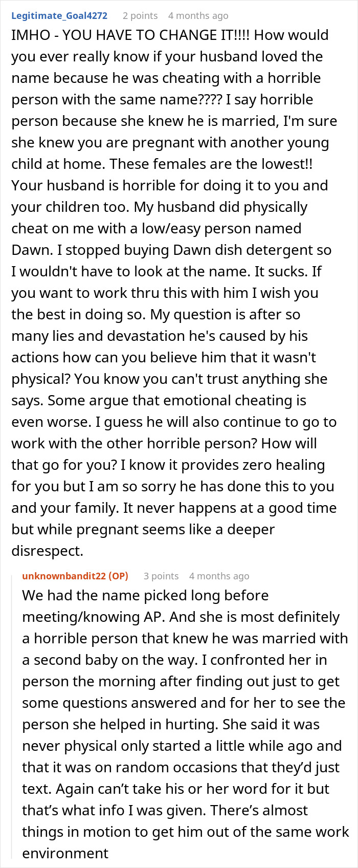 Guy Cheats On Pregnant Wife With Coworker, She’s Crushed As His Lover Has The Same Name As Her Baby
