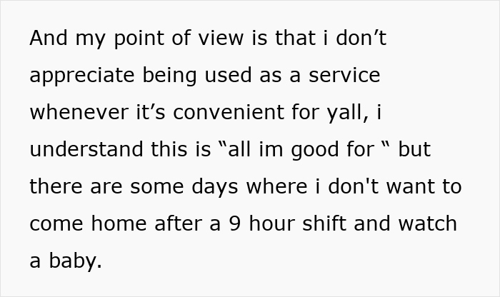 Woman Lets Sis Move In In Exchange For Babysitting, Flabbergasted After She Starts Complaining
