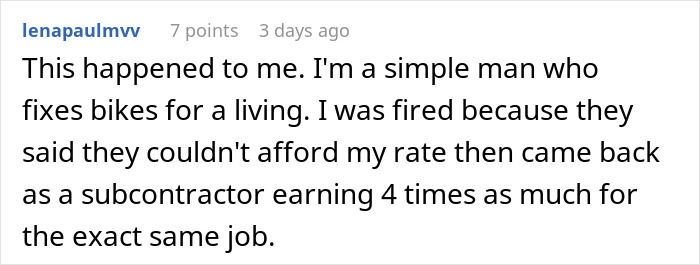 Employee Shares, &#8220;I Was Fired For Being &#8216;Too Expensive&#8217;. They Regretted It Instantly.&#8221;