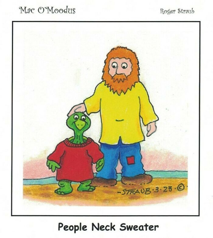 Roger Straub’s Mac O’Moodus Is Back With 50 Clever Comics Full Of Whimsy And Wordplay