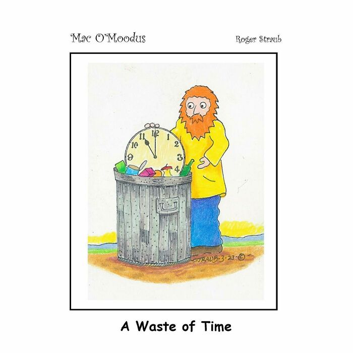 Roger Straub’s Mac O’Moodus Is Back With 50 Clever Comics Full Of Whimsy And Wordplay