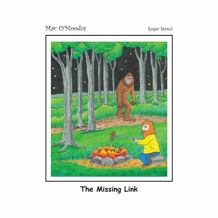 Roger Straub’s Mac O’Moodus Is Back With 50 Clever Comics Full Of Whimsy And Wordplay