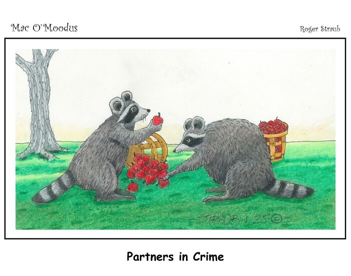 Roger Straub’s Mac O’Moodus Is Back With 50 Clever Comics Full Of Whimsy And Wordplay