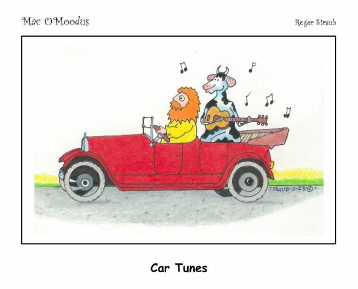 Roger Straub’s Mac O’Moodus Is Back With 50 Clever Comics Full Of Whimsy And Wordplay