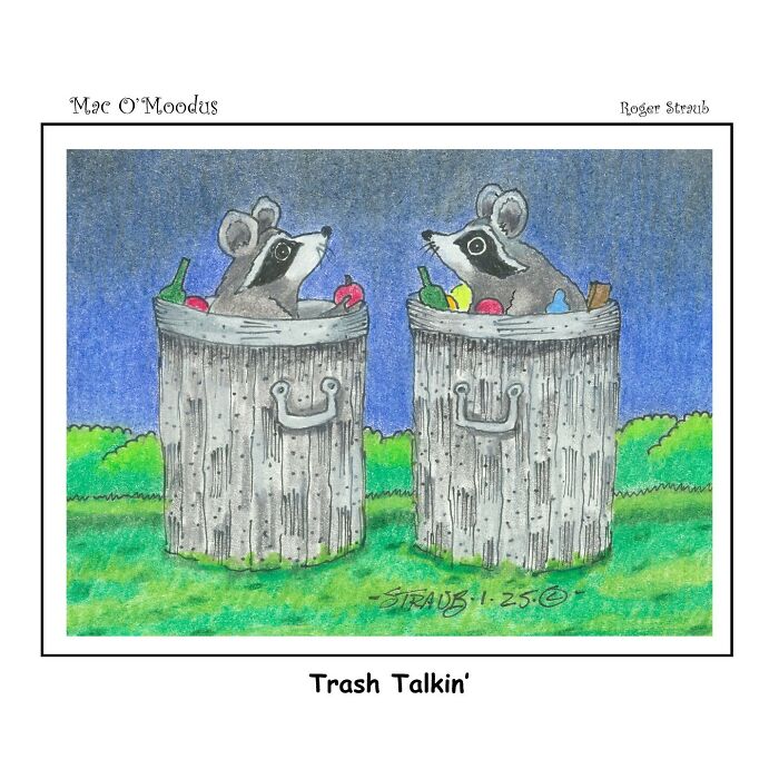 Roger Straub’s Mac O’Moodus Is Back With 50 Clever Comics Full Of Whimsy And Wordplay