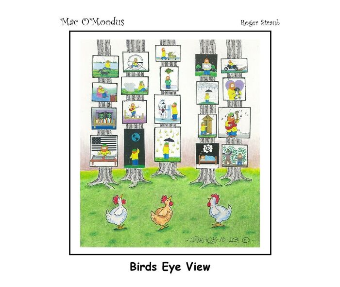 Roger Straub’s Mac O’Moodus Is Back With 50 Clever Comics Full Of Whimsy And Wordplay