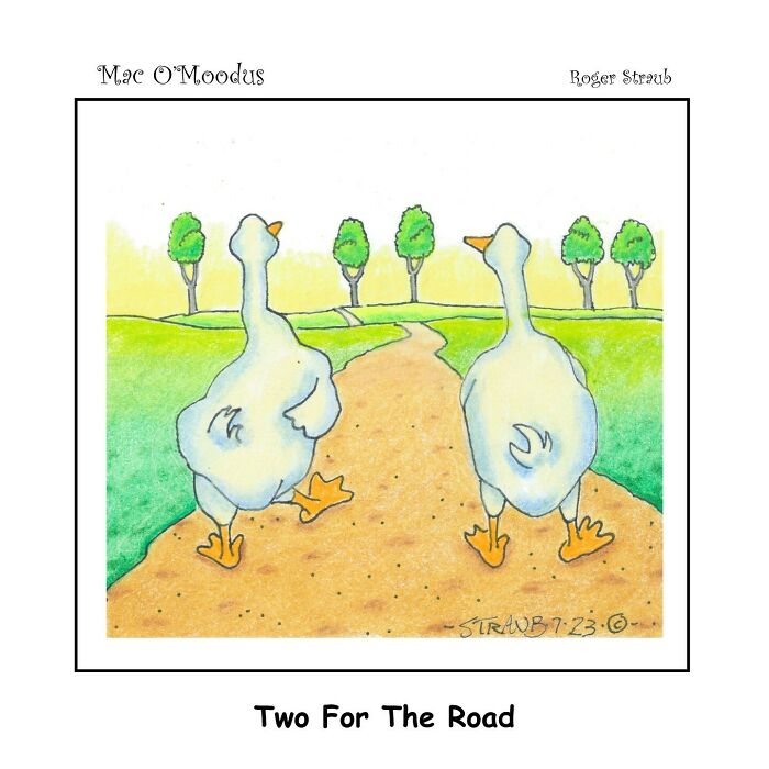Roger Straub’s Mac O’Moodus Is Back With 50 Clever Comics Full Of Whimsy And Wordplay