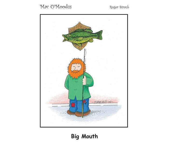 Roger Straub’s Mac O’Moodus Is Back With 50 Clever Comics Full Of Whimsy And Wordplay