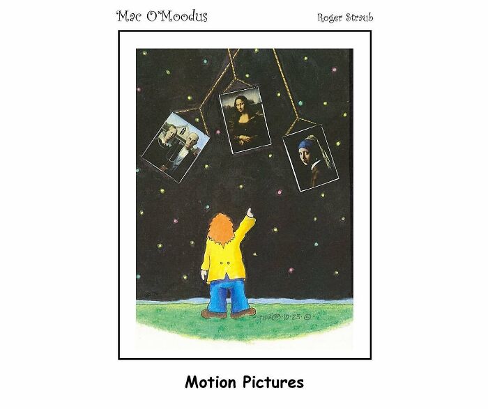 Roger Straub’s Mac O’Moodus Is Back With 50 Clever Comics Full Of Whimsy And Wordplay