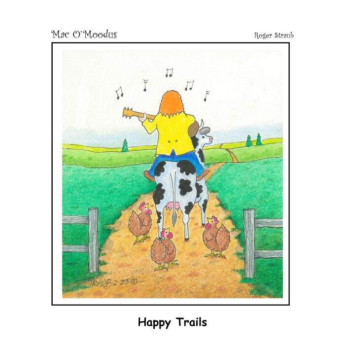 Roger Straub’s Mac O’Moodus Is Back With 50 Clever Comics Full Of Whimsy And Wordplay